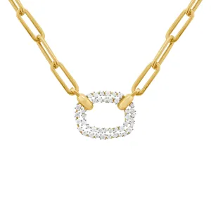 14K GOLD DIAMOND AVIVA NECKLACE