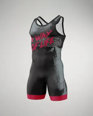 A Way of Life Controlled Chaos Youth Elite 2.0 Wrestling Singlet