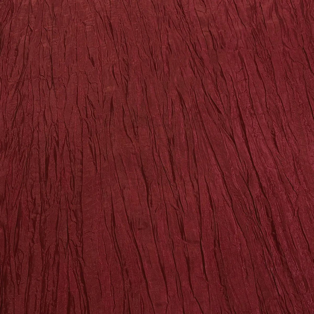 Accordion Taffeta Wholesale Fabric in Cherry