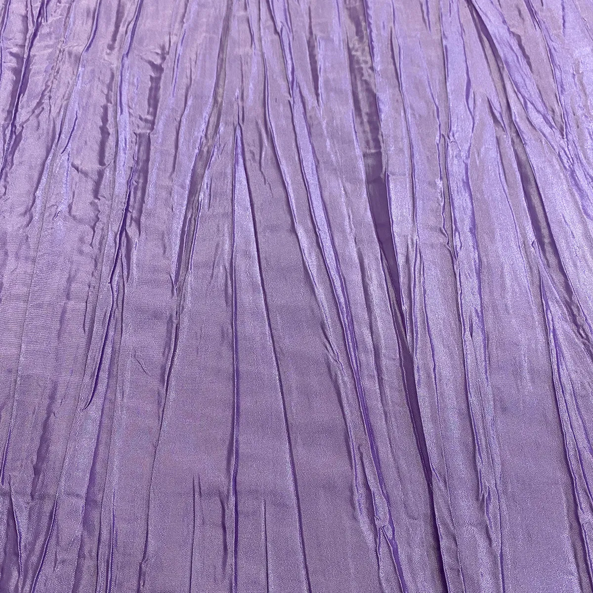 Accordion Taffeta Wholesale Fabric in Lavender