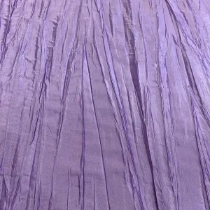 Accordion Taffeta Wholesale Fabric in Lavender