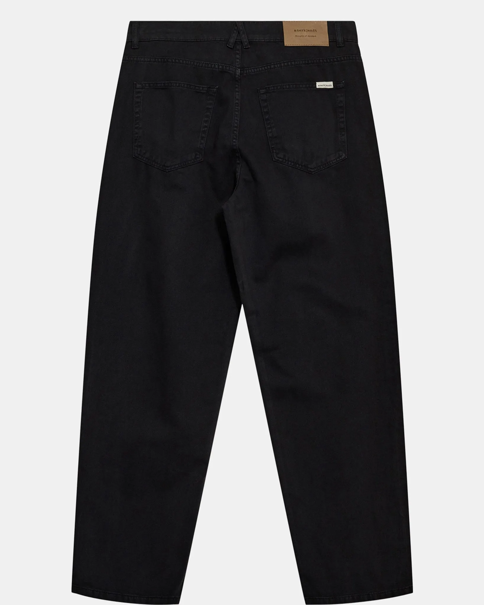 AKJANIC GARMENT DYED PANTS - Caviar