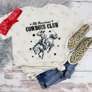 All American Cowboys Club Star Graphic Tee