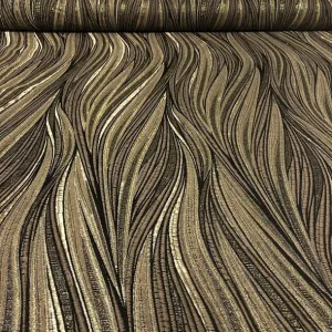 Allure Jacquard Wholesale Fabric in Khaki