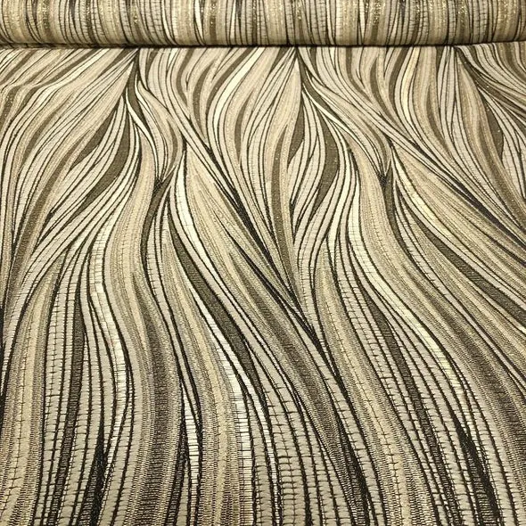 Allure Jacquard Wholesale Fabric in Taupe