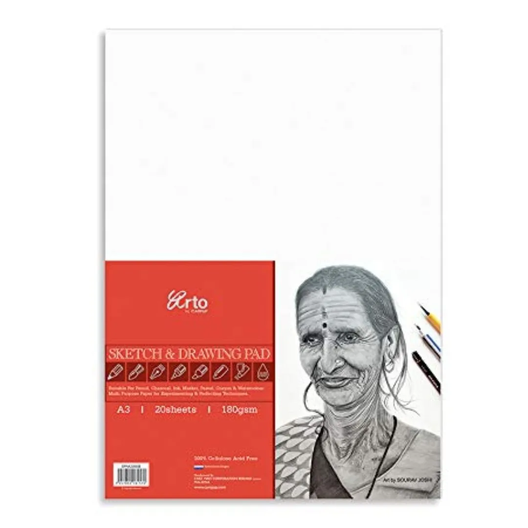 Campap Arto Sketch & Drawing Paper (A4 size)