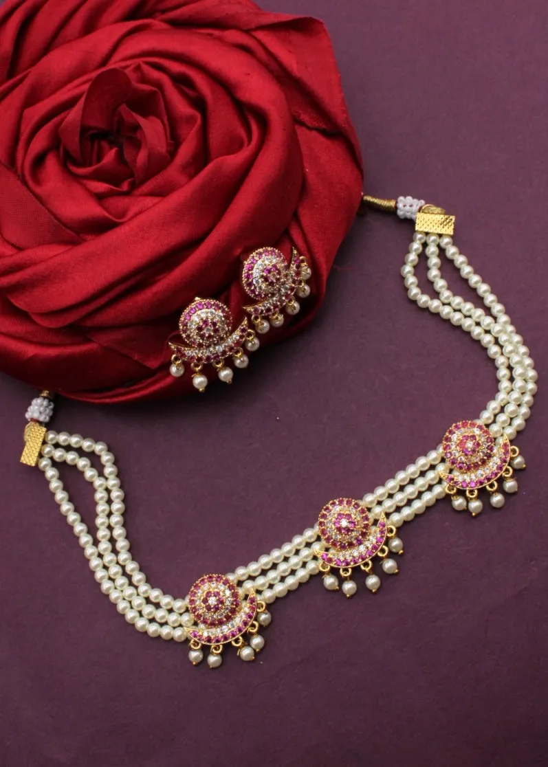 CHANDRAKOR DESIGNER MOTI CHOKER