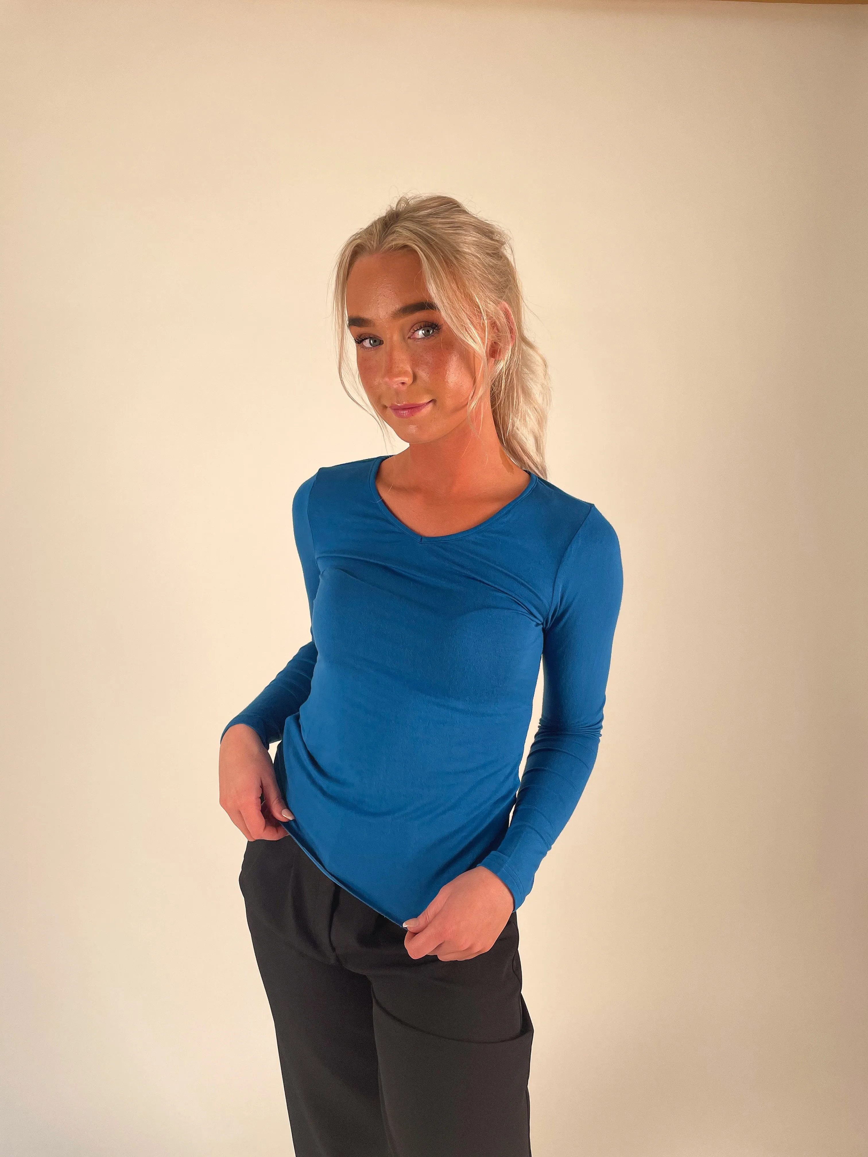 Claire butter top - midnight blue