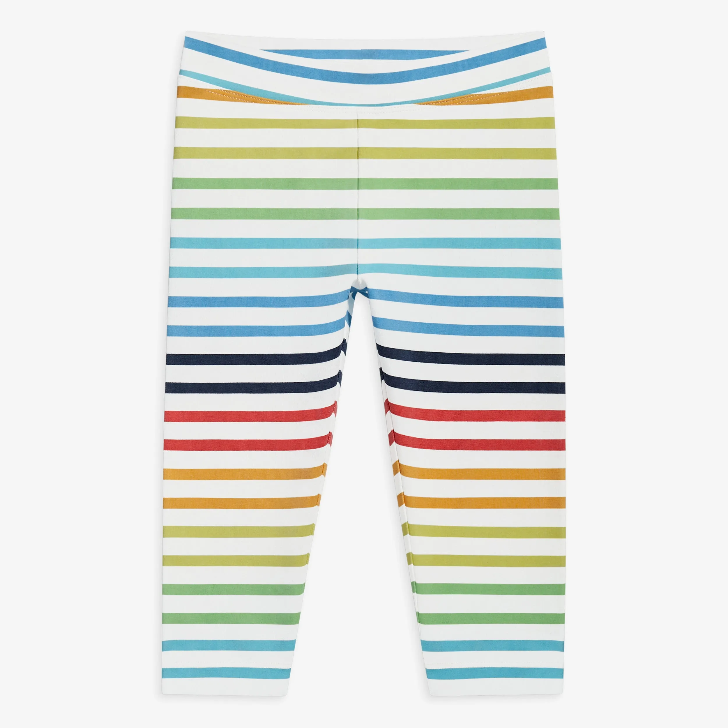 Clearance capri legging in bright rainbow