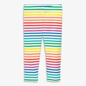 Clearance capri legging in bright rainbow