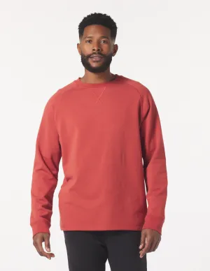 Dakota Crewneck: Brick Red