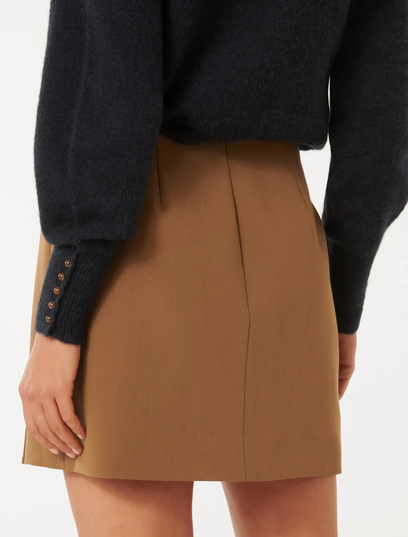 Edie Buckle Detail Wrap Skirt