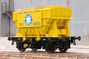 Ellis Clark Trains E3003A Finescale O Gauge Presflo Wagon 'Blue Circle' 'PF29' (Pre-TOPS), Yellow