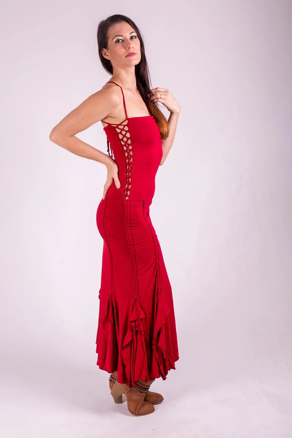 Flamenco Dress - Red