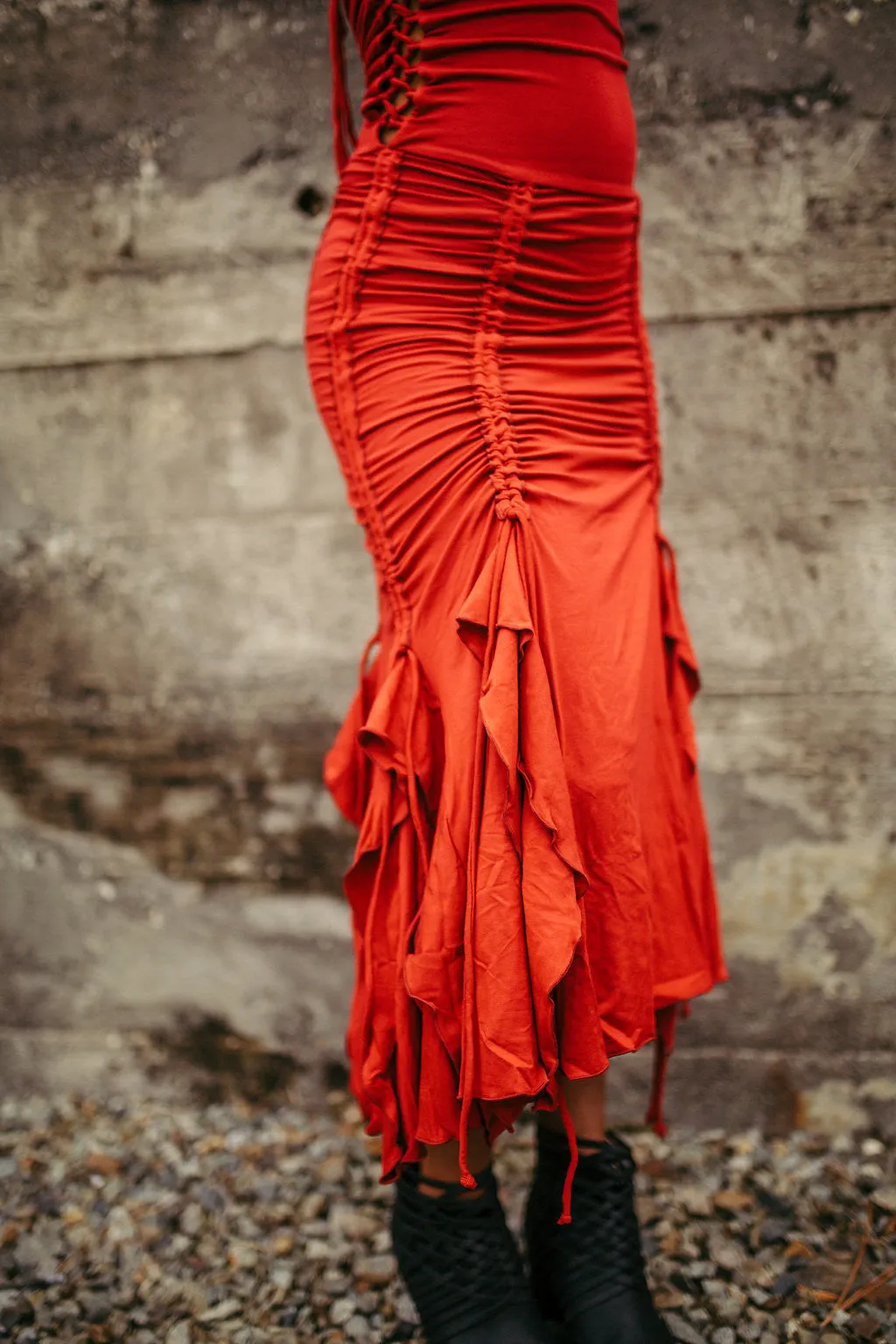 Flamenco Dress - Red