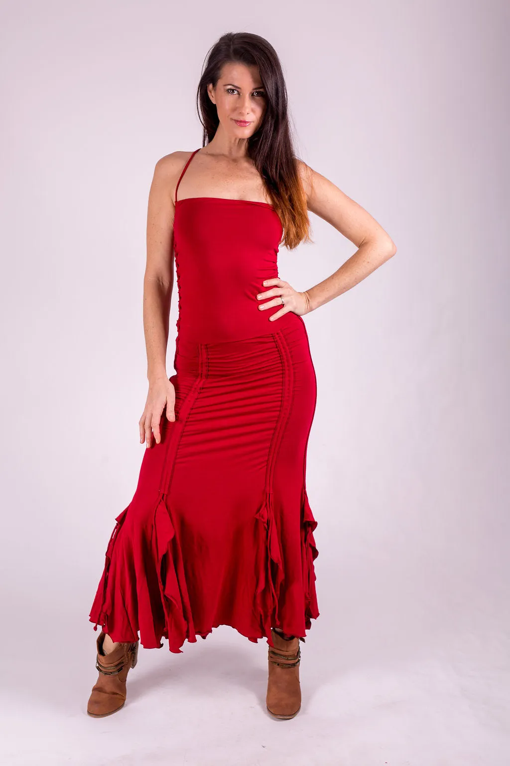 Flamenco Dress - Red