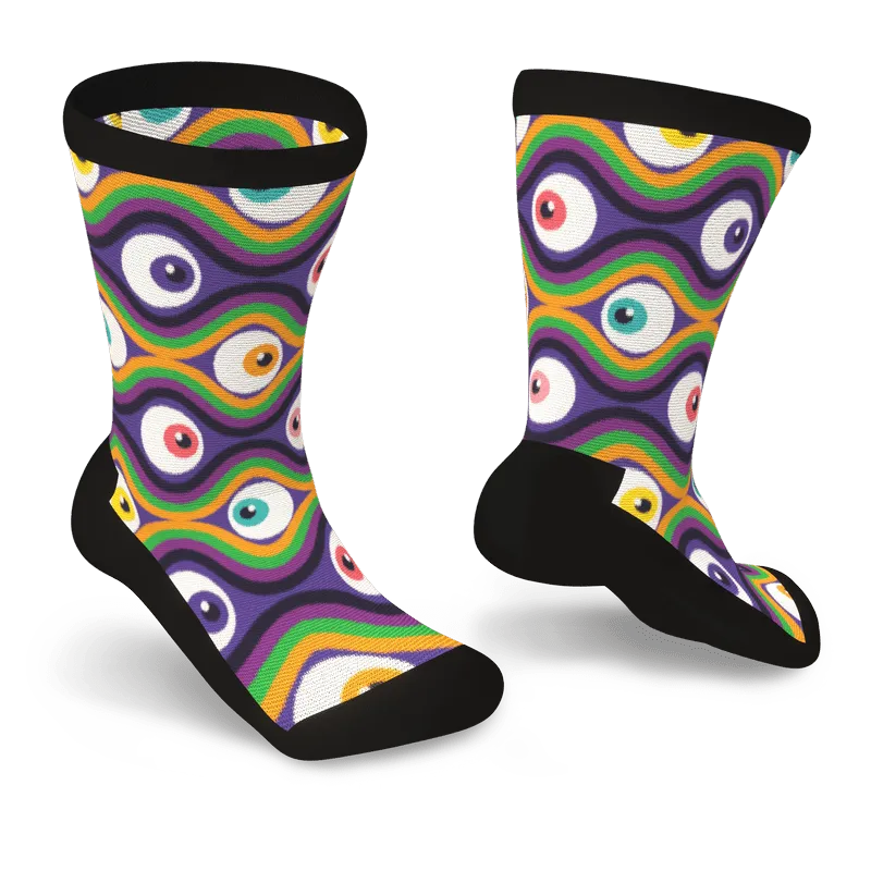 Groovy Eyes Non-Binding Diabetic Socks