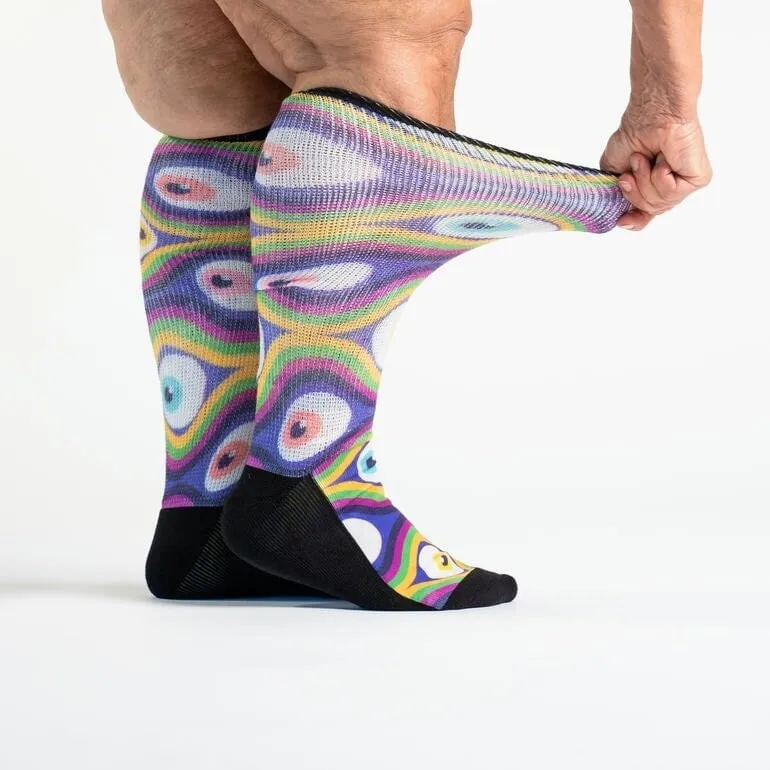 Groovy Eyes Non-Binding Diabetic Socks