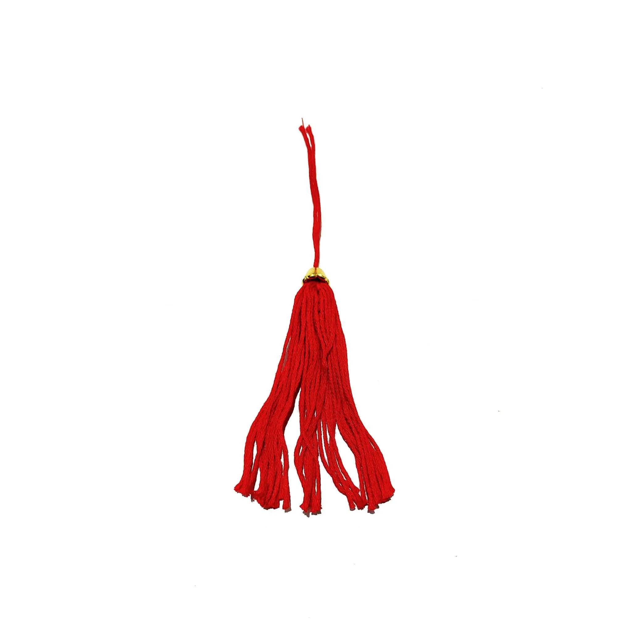 Handmade Thread Craft, Jewelry Fringe Tassel with Cap - Design 11863