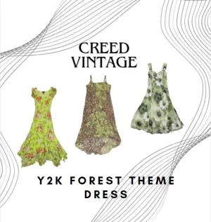 HE166 Y2K Forest Theme Dresses - 08 Pcs