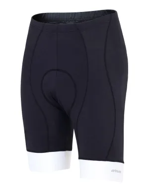 Herren Kurze Fahrradhose Comfort Line Schwarz Weiß