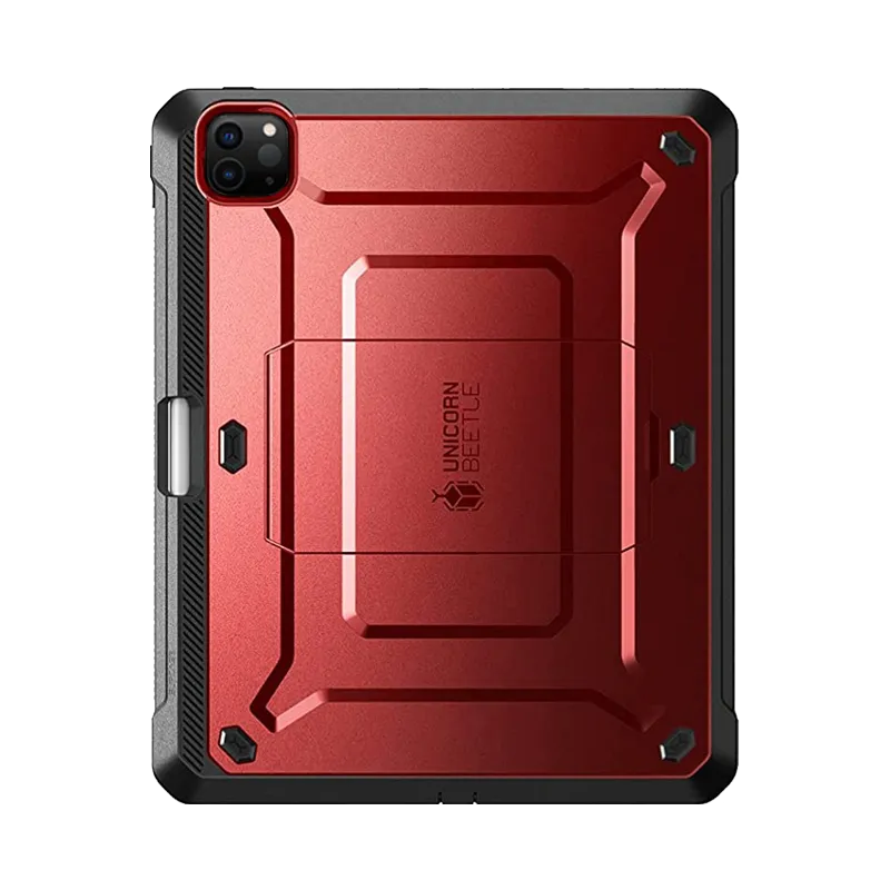 iPad Pro 12.9 Inch (2021) Unicorn Beetle Pro Rugged Case(open box)-Metallic Red