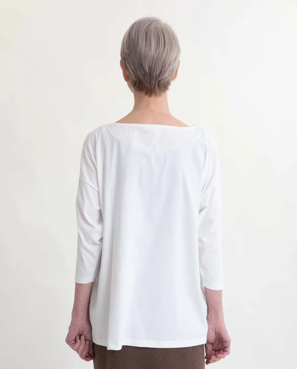 Mafalda Organic Cotton Top In White