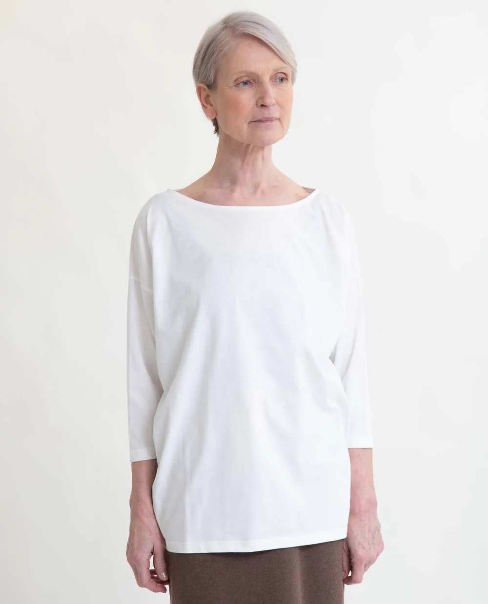 Mafalda Organic Cotton Top In White