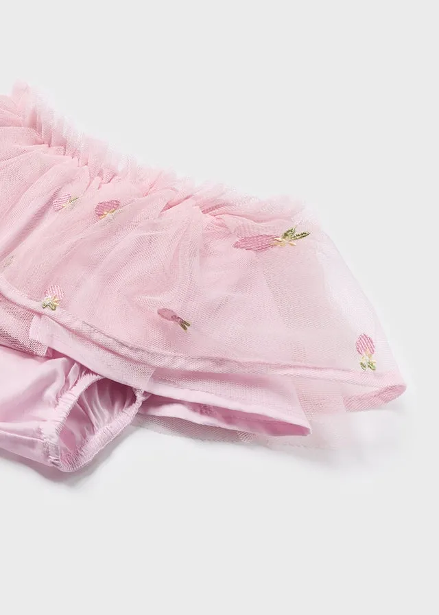 Mayoral 1838 049 - Baby Rose Tulle Skirt Set