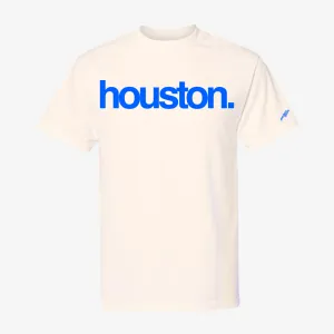 mens premiumgoods. houston. s/s tee (cream)