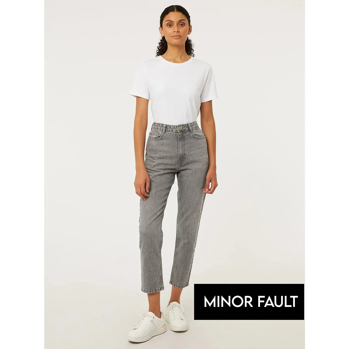 Minor Fault Grey Straight Leg Jeans