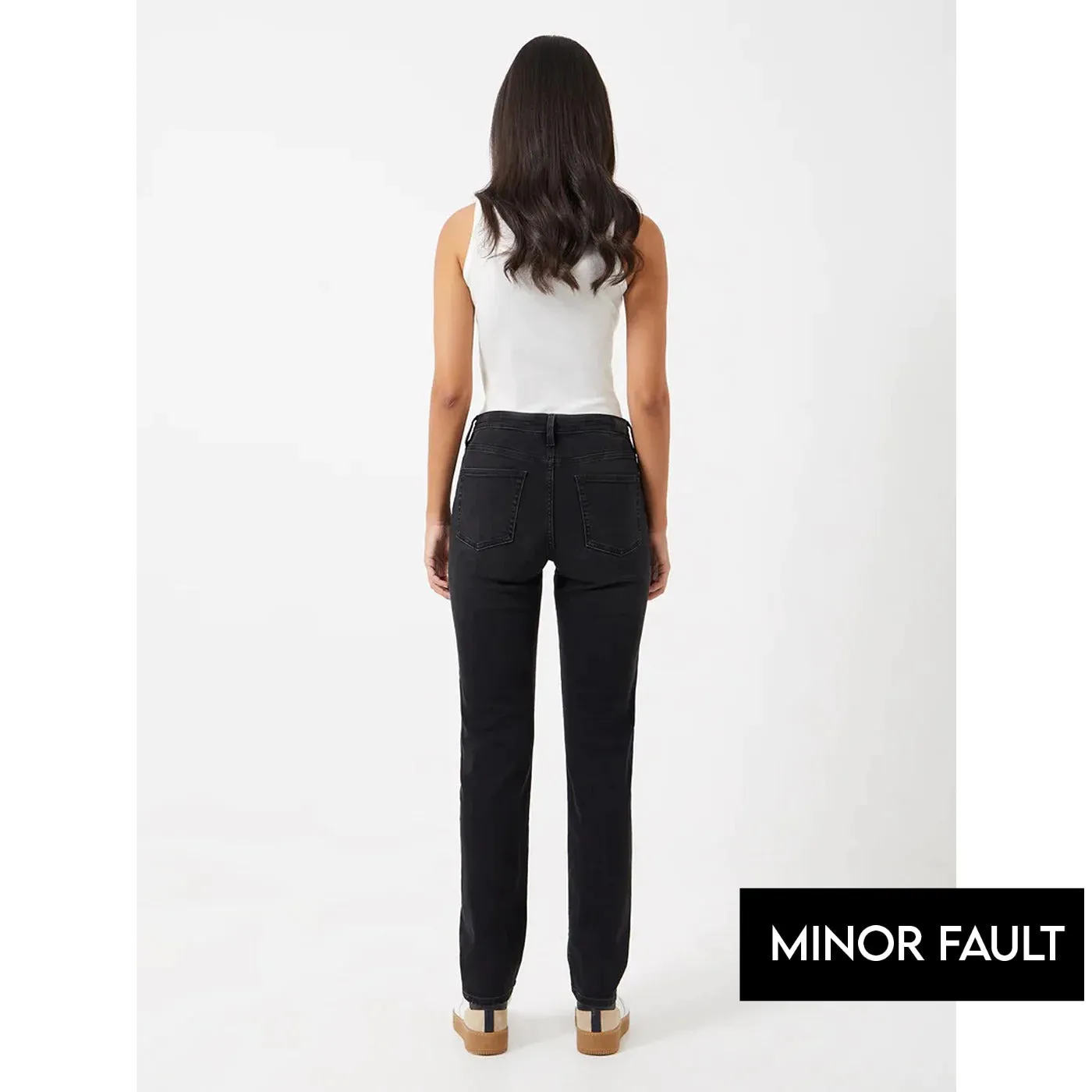 (Minor Fault) Slim Straight Black Jeans