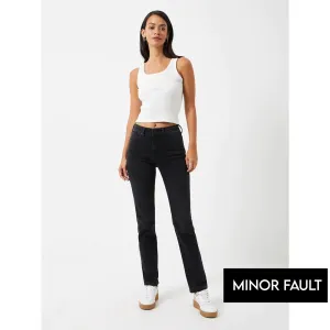 (Minor Fault) Slim Straight Black Jeans