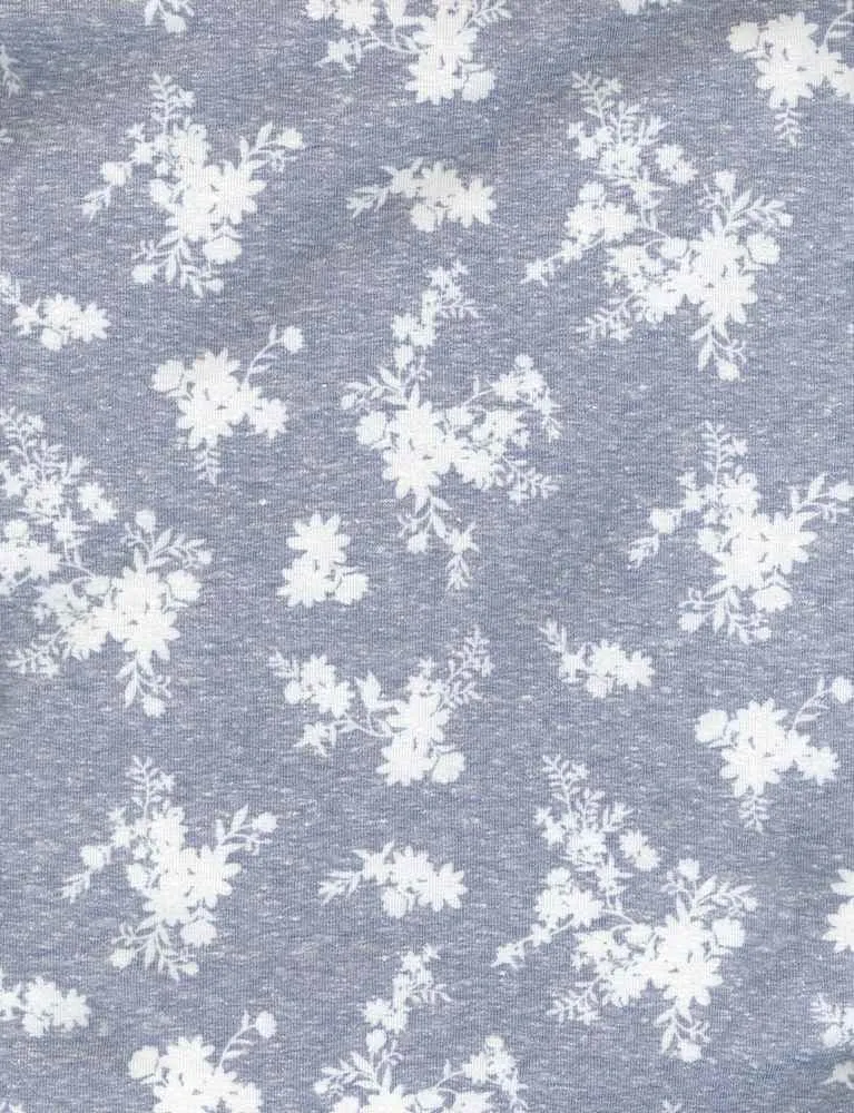 MONOTONE FLORAL PRINTED ON TRI BLEND POLY COTTON RAYON NFF190807-046