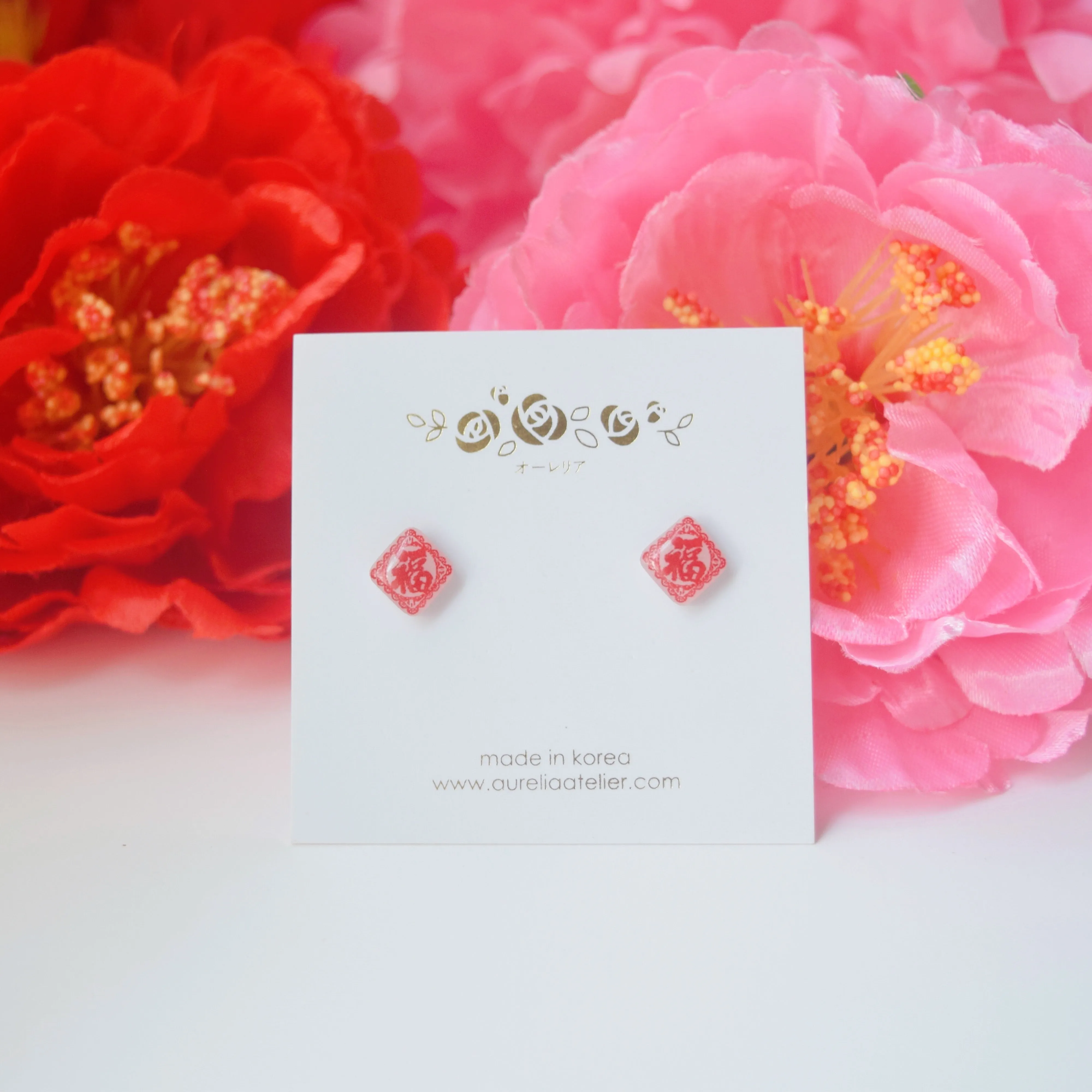 Oriental Chinese New Year Earrings