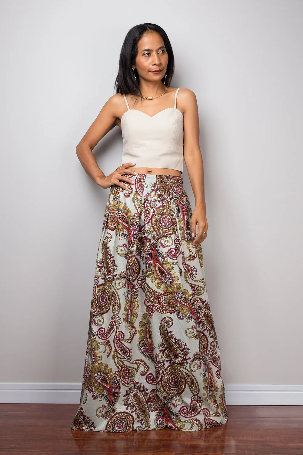 Paisley maxi skirt,  Boho Skirt, Paisley Skirt, Maxi Skirt, Summer skirt