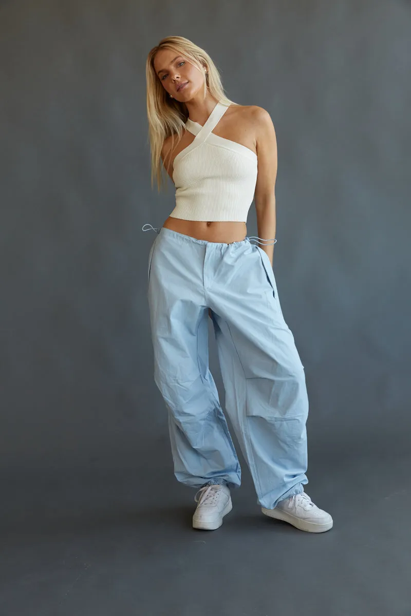 Shi Drawstring Parachute Pants