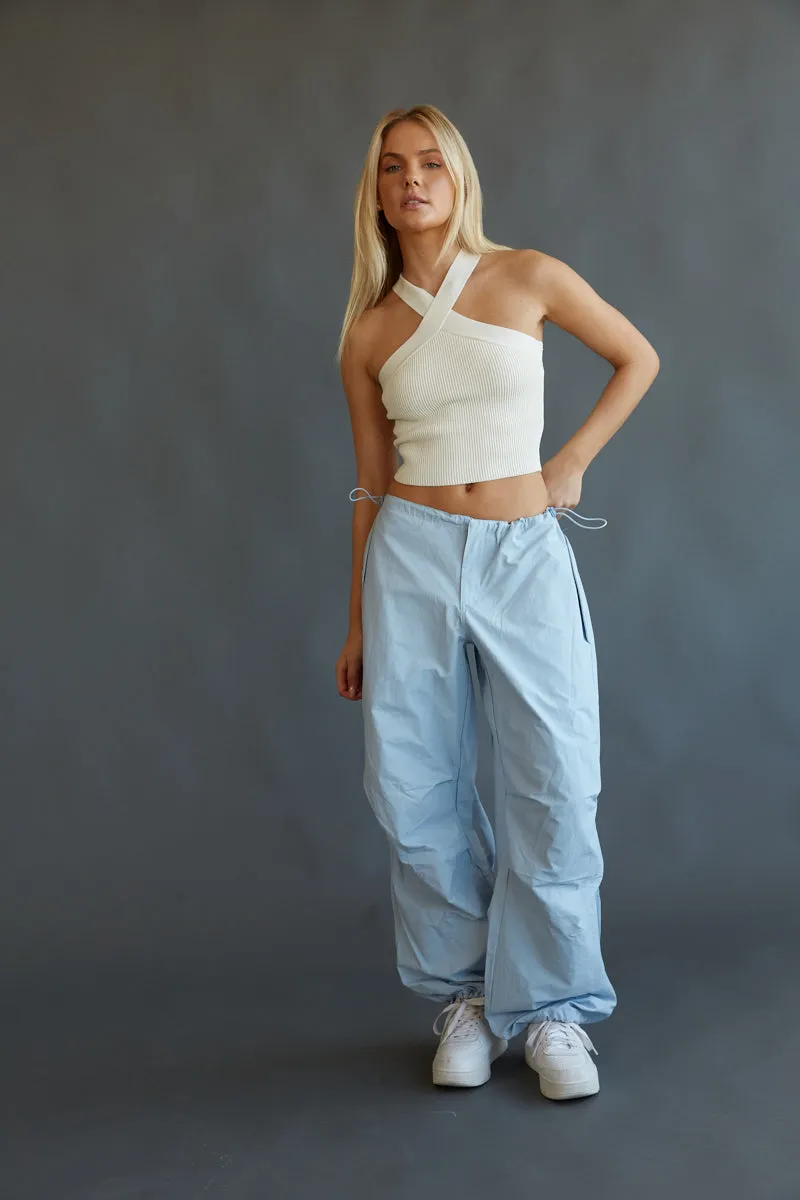 Shi Drawstring Parachute Pants