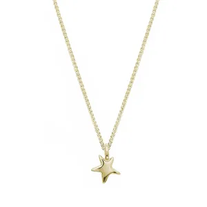 Stardust Solid Gold Necklace