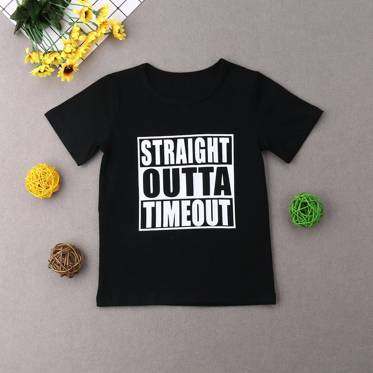 'Straight Outta Timeout' Shirt, 12m-6T