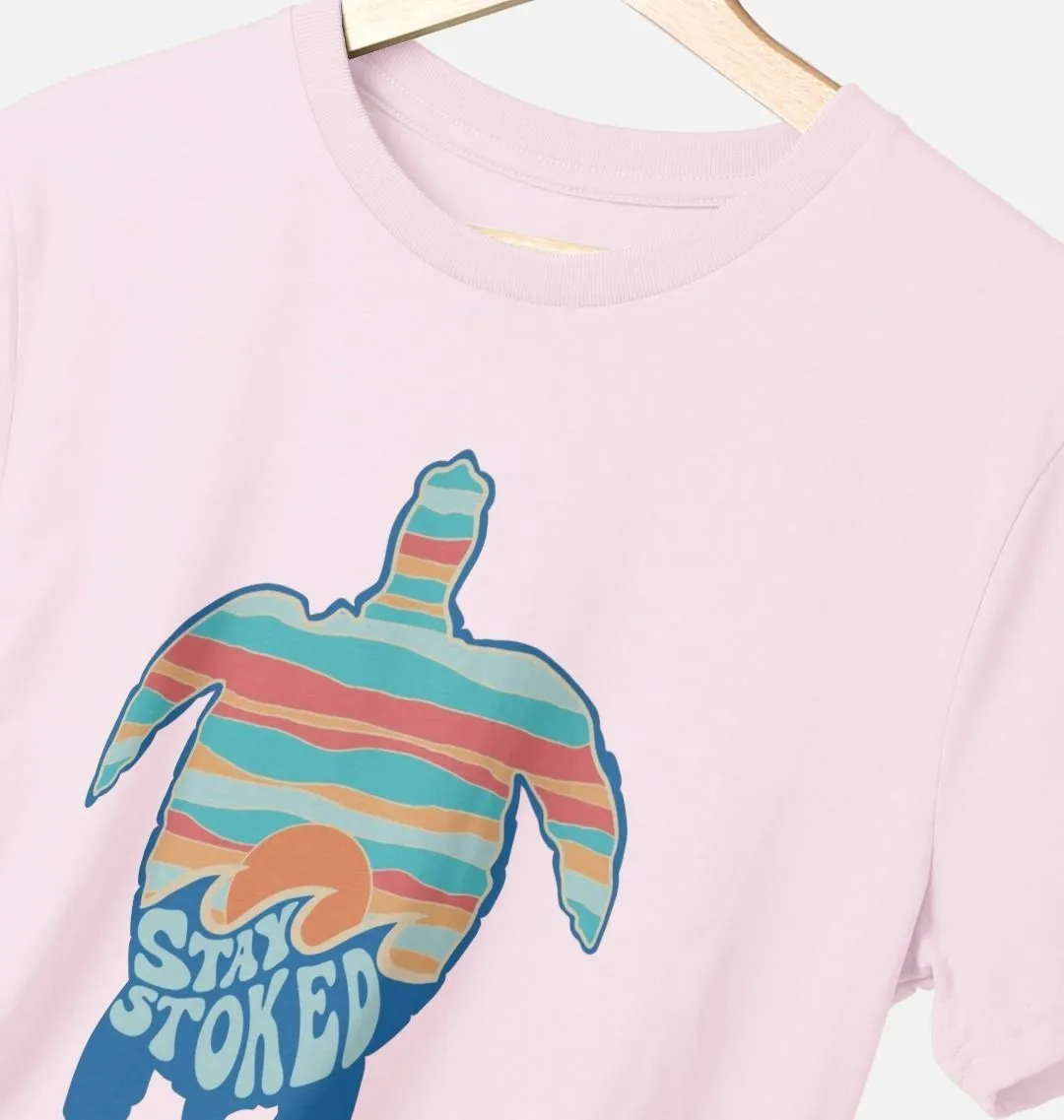 Sunset Stoke Turtle T-Shirt - One Sided Print