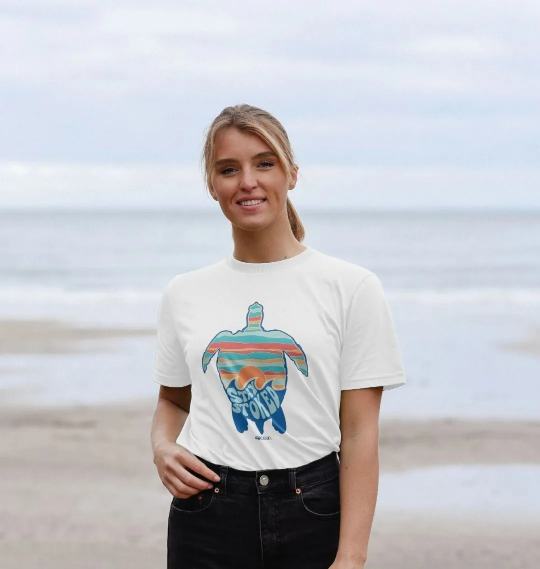 Sunset Stoke Turtle T-Shirt - One Sided Print