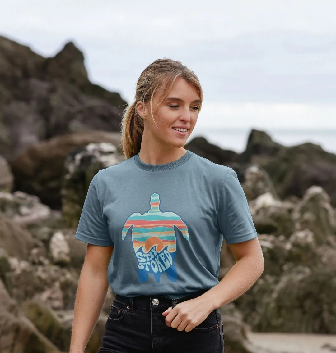 Sunset Stoke Turtle T-Shirt - One Sided Print