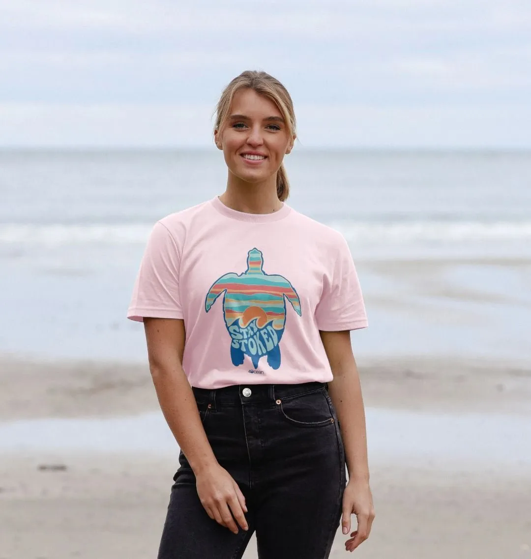 Sunset Stoke Turtle T-Shirt - One Sided Print