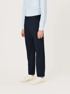 The 24 Trouser Relaxed Fit || Navy | Stretch Cotton